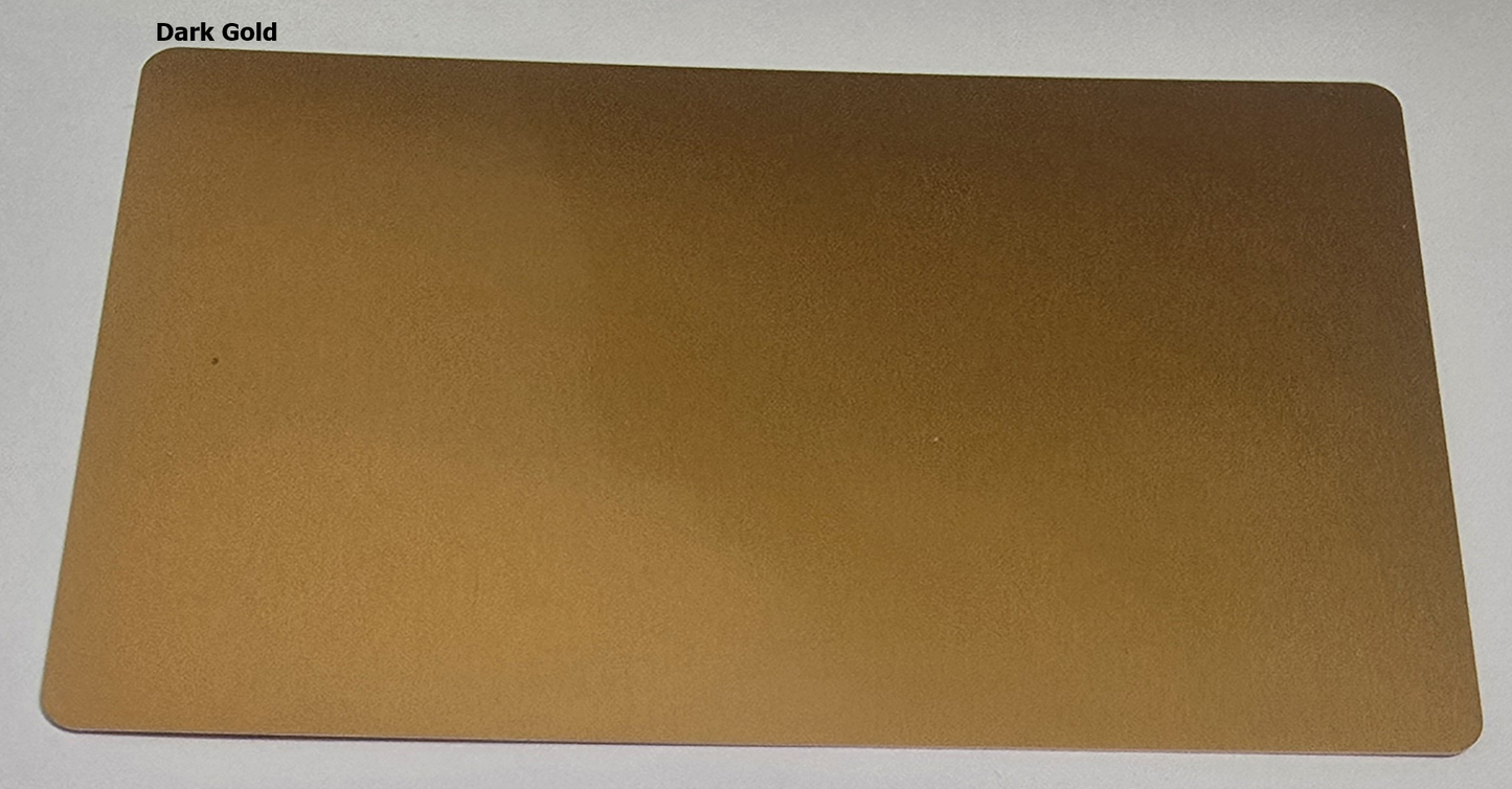 Metal Business Cards 250 - 449 quantity